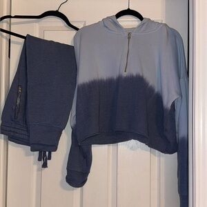 Aerie Blue Hoodie and Jogger Set